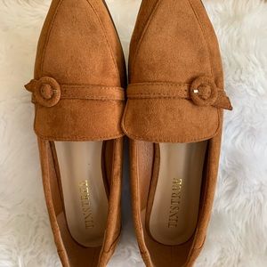 TINSTREE casual apricot pointed toe slip on loafers Size 8 VVGUC++